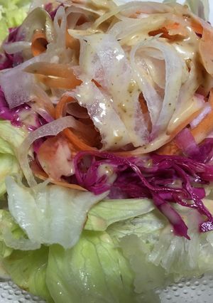 まるごとレタススライスサラダ-レシピのメイン写真