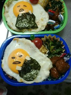 目玉焼き ぐでたまお弁当-レシピのメイン写真