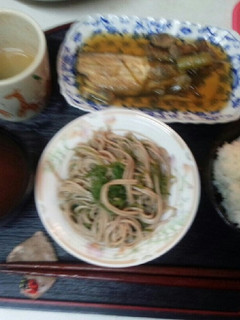 血管プラークダイエット735(鮃と蕎麦)-レシピのメイン写真