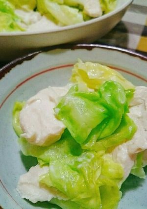 ★春キャベツと塩麹鶏むね肉の重ね蒸し★-レシピのメイン写真