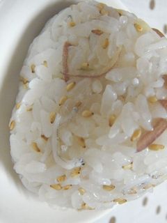 みょうがとしらすのおにぎり-レシピのメイン写真