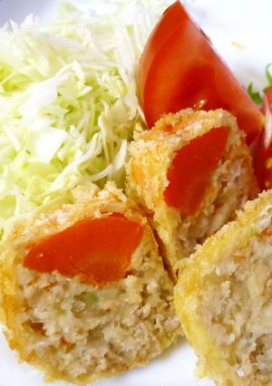 【食費の節約に】残り惣菜で作るコロッケ！-レシピのメイン写真