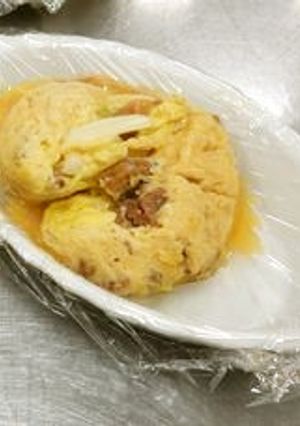 ポリ袋で作るヤキトリ缶詰と白菜の卵とじ-レシピのメイン写真
