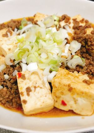水溶き片栗粉入れない簡単すりごま麻婆豆腐-レシピのメイン写真