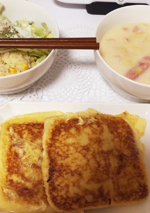 【カフェめし】ＬＰフレンチトースト-レシピのメイン写真