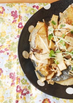 きのこたっぷり!マヨポンさわらのムニエル-レシピのメイン写真