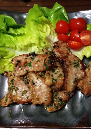 豚トロのガーリックハーブ焼き♪-レシピのメイン写真