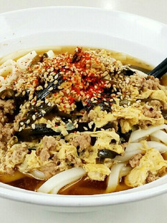 ニラ玉スープうどん-レシピのメイン写真