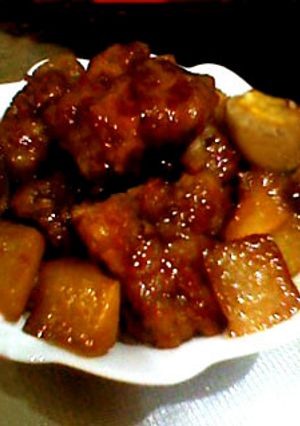 豚の小間切れで豚角煮-レシピのメイン写真
