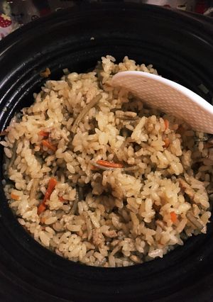 【リメイク】キンピラで鶏ごぼうご飯-レシピのメイン写真
