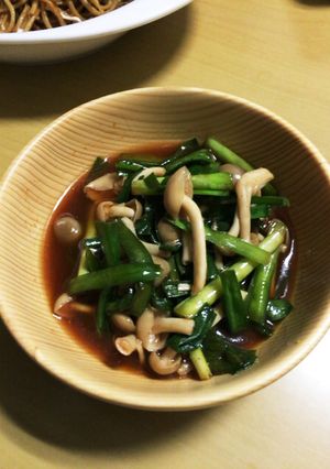ニラとしめじの中華風和え物-レシピのメイン写真