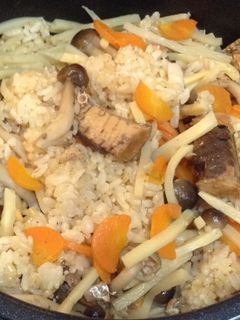 超簡単 鯖缶 タケノコ水煮 炊き込み御飯-レシピのメイン写真