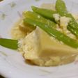 高野豆腐ときぬさやの卵とじ