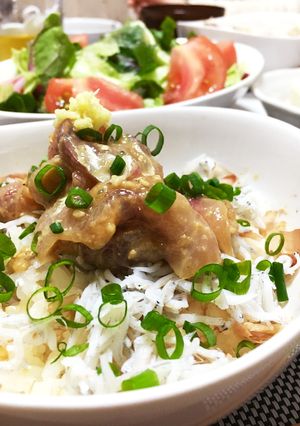 絶品漁師飯♫アジのなめろう 漁師丼-レシピのメイン写真