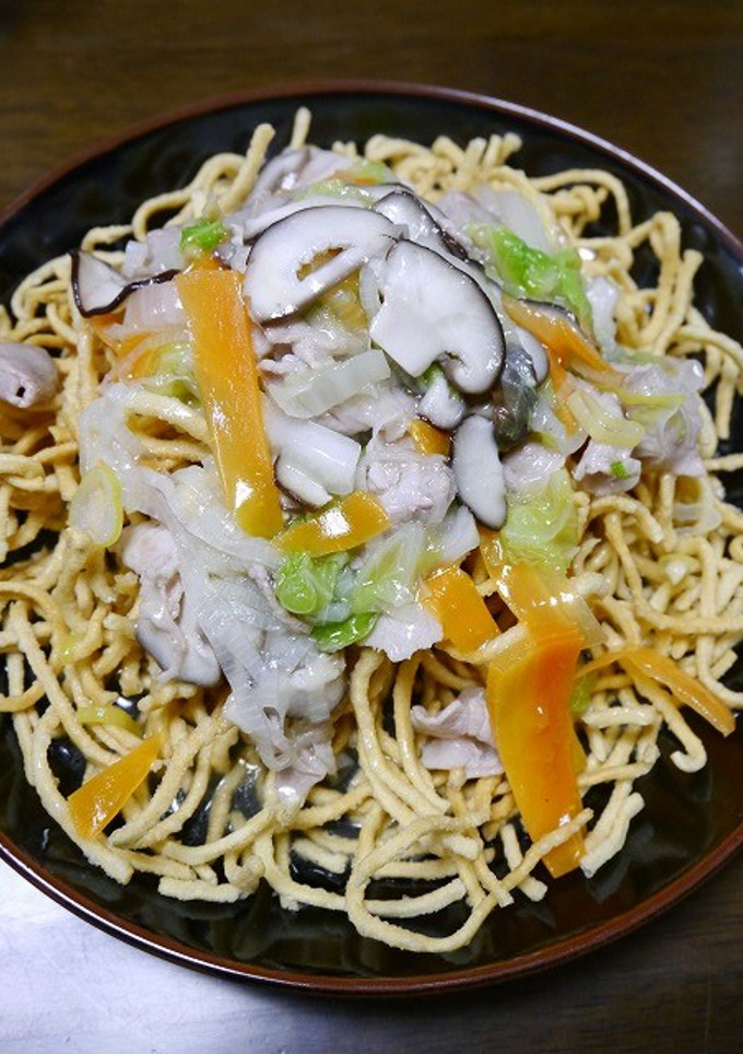 簡単！基本のかたやきそば-レシピのメイン写真