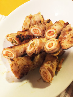 キムチ入り竹輪の肉巻き-レシピのメイン写真
