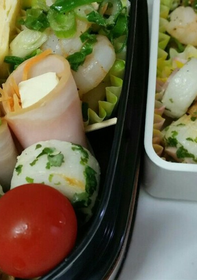 お弁当に竹輪と魚肉ソーセージのマヨ青のり-レシピのメイン写真