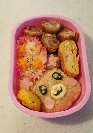 簡単！モフルン弁当-レシピのメイン写真