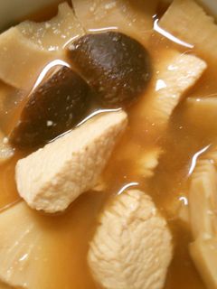 たけのこと鶏むね肉のにんにく和風煮込み!-レシピのメイン写真