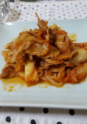 簡単☆給料日前の豚キムチ-レシピのメイン写真
