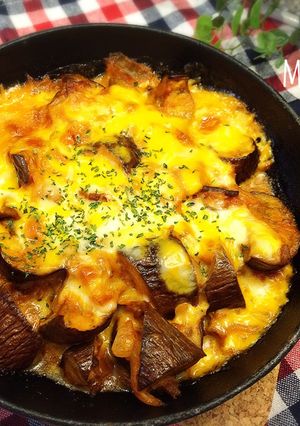簡単おしゃれ☆茄子ミート焼き-レシピのメイン写真