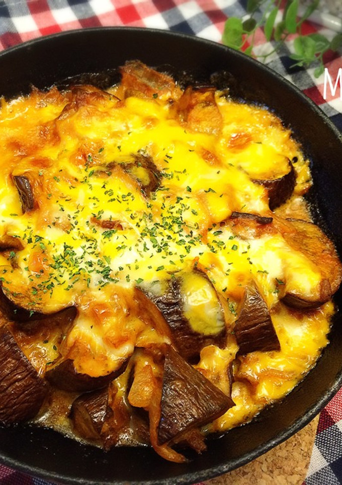 簡単おしゃれ☆茄子ミート焼き-レシピのメイン写真