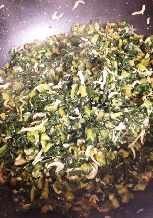 大根の葉炒め(菜飯の素)-レシピのメイン写真