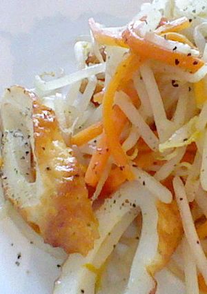 副菜＊もやしとちくわの塩炒め-レシピのメイン写真