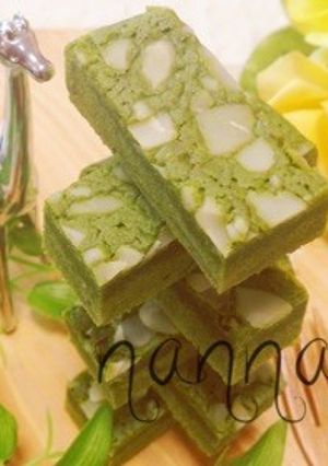 板チョコ1枚で☆大人のお抹茶ブラウニー♡-レシピのメイン写真