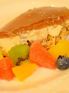 ローズ香るローズティーのレアチーズケーキ-レシピのメイン写真