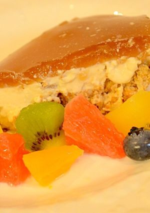 ローズ香るローズティーのレアチーズケーキ-レシピのメイン写真