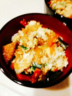簡単☆天宝あげの卵とじ丼-レシピのメイン写真