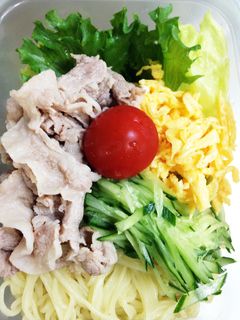 冷麺のお弁当♪…その2 冷やし中華-レシピのメイン写真