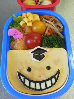 平面で簡単☆殺せんせーキャラ弁-レシピのメイン写真