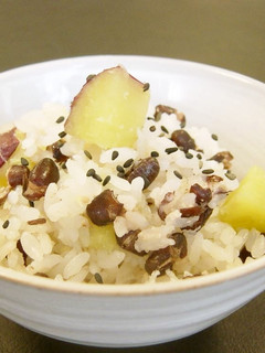 小豆とさつまいものごはん(精進料理)-レシピのメイン写真