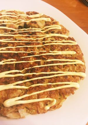 キャベツとひき肉のお焼き-レシピのメイン写真