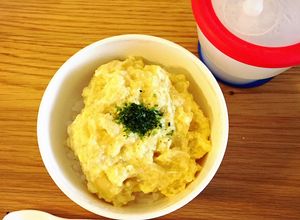 とろとろ卵の親子丼。離乳食中期-レシピのメイン写真
