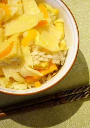 筍のみそ炊き込みご飯（液みそ使用）-レシピのメイン写真