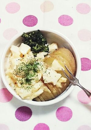 まるごとポテトのゴマタルサラダ。-レシピのメイン写真