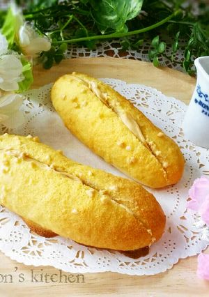 30分で完成⁉不思議パンのアーモンドパン-レシピのメイン写真