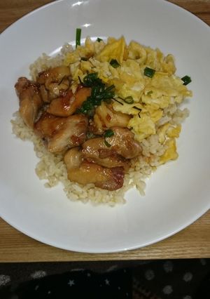 フライパンひとつで!簡単二色丼♪-レシピのメイン写真