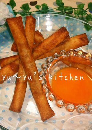 簡単で♬美味しい✧春巻ステック①納豆大葉-レシピのメイン写真
