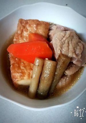 簡単！明日のオカズに絹揚げ煮物-レシピのメイン写真