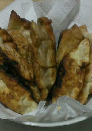 ☆ニラと挽き肉の揚げ餃子☆-レシピのメイン写真