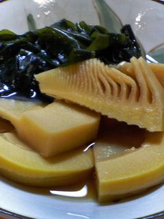 わかめとたけのこで若竹煮-レシピのメイン写真
