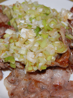 おいしい♪豚肉のネギ塩がけ-レシピのメイン写真