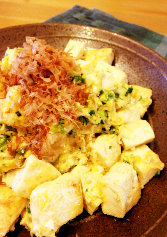 ご飯がすすむ！じゃことお豆腐の卵とじ-レシピのメイン写真