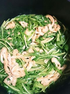 薄揚げと水菜の炊いたん♡-レシピのメイン写真