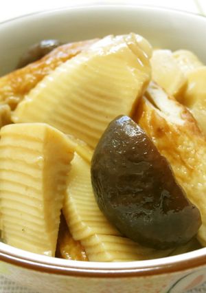 副菜・煮物❀たけのことしいたけの含め煮-レシピのメイン写真