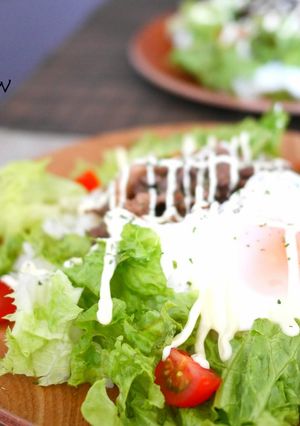10分で簡単ランチ♡ビーフサラダライス-レシピのメイン写真